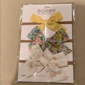 April Little Poppy headband bows!